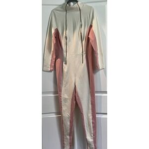 Garnerstyle X FTF Jumpsuit Womens Sz 1 Mock Neck Outdoor Activewear Ski Pink NWT